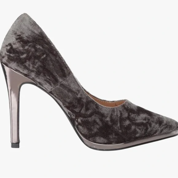 Penny Loves Kenny Womens Opus Pewter Gray Platform Heels- 9M - Picture 11 of 12